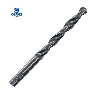 HSS metalo grąžtas juodas apdailos ritinys, kaltas, skirtas gręžti minkštą metalą